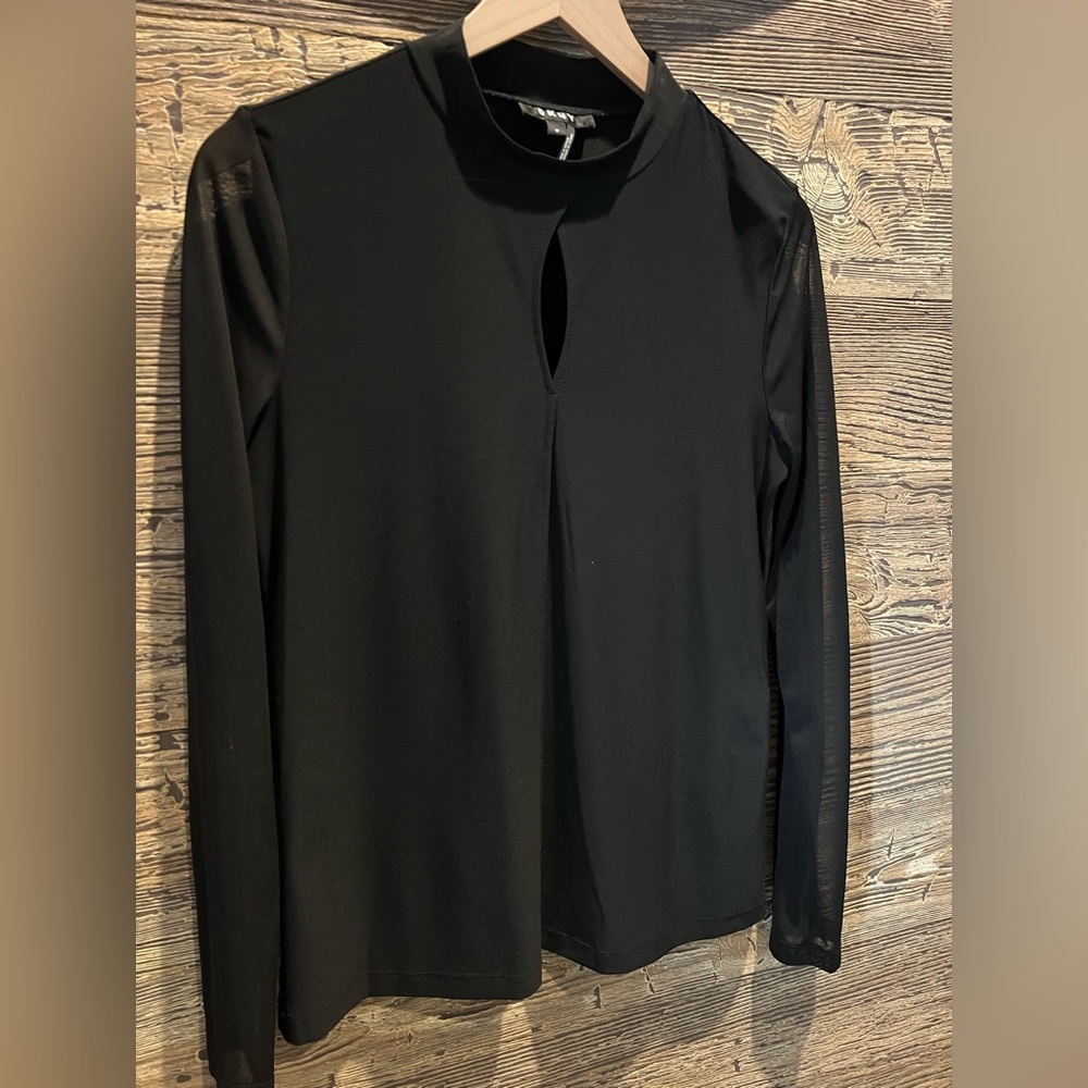 NWOT DKNY mock neck top